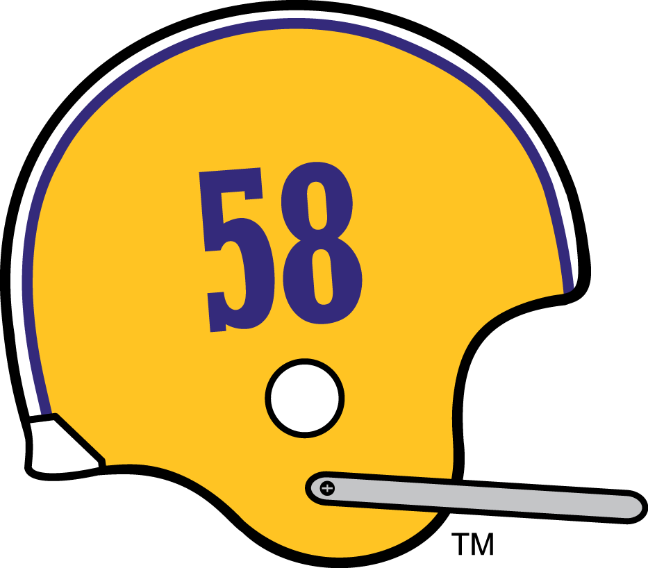 LSU Tigers 1971 Helmet Logo diy iron on heat transfer